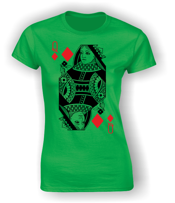 Queen of Diamonds (Full) T-Shirt