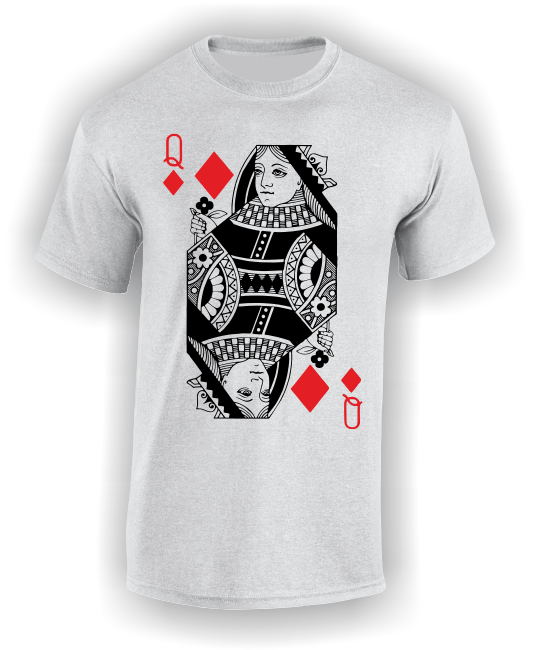 Queen of Diamonds (Full) T-Shirt
