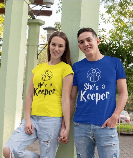 'He's/She's a Keeper' - Valentine's T-Shirt