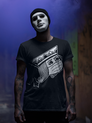 King of Spades, Wearing Face Mask, Mens T-Shirt (Anti-COVID-19)