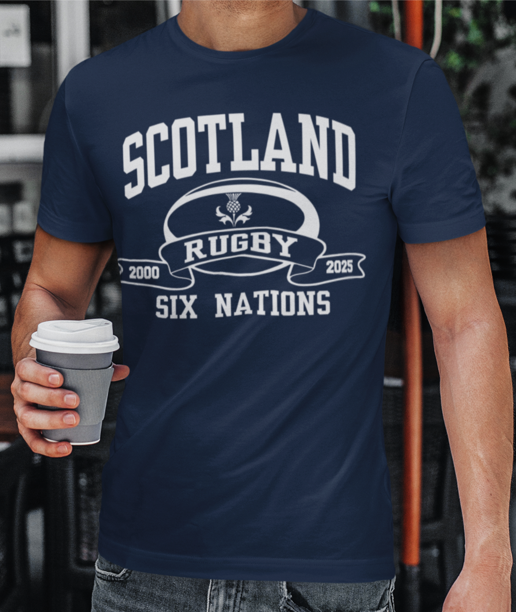 Scotland Six Nations Rugby 2025 T-Shirt - Adult Sizes