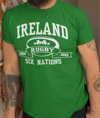 Ireland Six Nations Rugby 2025 T-Shirt - Adult Sizes