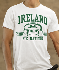 Ireland Six Nations Rugby 2025 T-Shirt - Adult Sizes