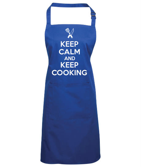 Keep Calm & Keep Cooking Pocket Apron - Adult