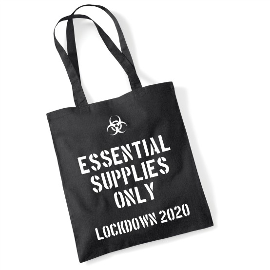 Essential Supplies Only Lockdown 2020 Tote Bag