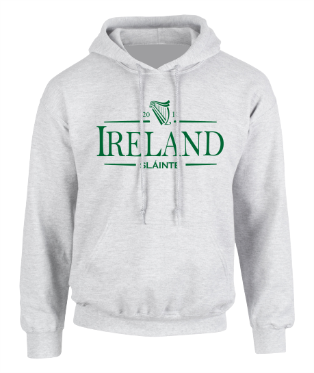 'Ireland Sláinte' Irish Hoodie - Adult