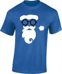 Hipster Santa - Christmas T-Shirt - Mens