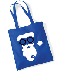 Hipster Santa Christmas Tote Bag