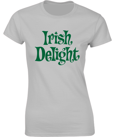 'Irish Delight' T-Shirt - Ladies Crew Neck