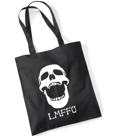 LMFFO Skull Halloween Tote Bag