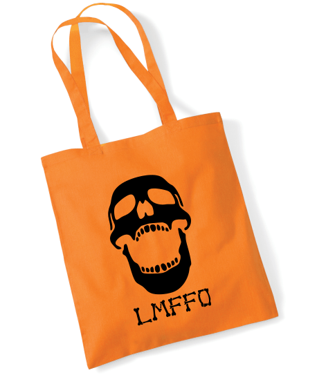 LMFFO Skull Halloween Tote Bag