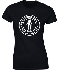Northern Ghoul (Zombie) - Fun Halloween T-Shirt - Ladies Crew Neck - Northern Soul