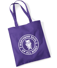 Northern Soul, Up All Night, Night Owl Tote Bag