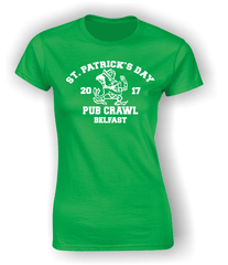 St. Patrick's Day Pub Crawl - Personalised T-Shirt