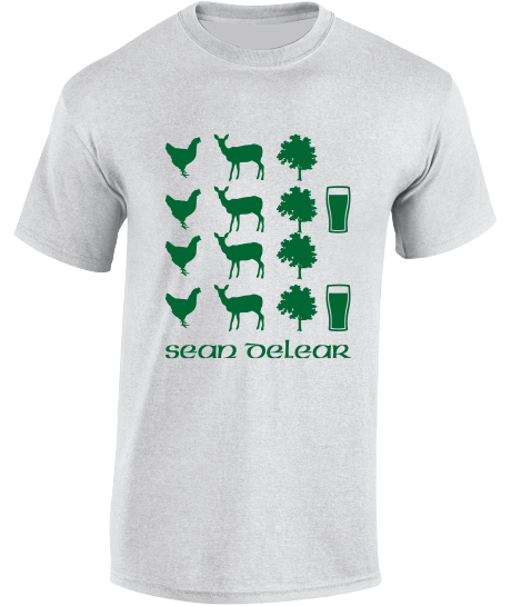 "A haon, a dó, a trí, DRINK!" Irish T-Shirt - Mens