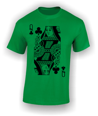 Queen of Clubs (Full) T-Shirt